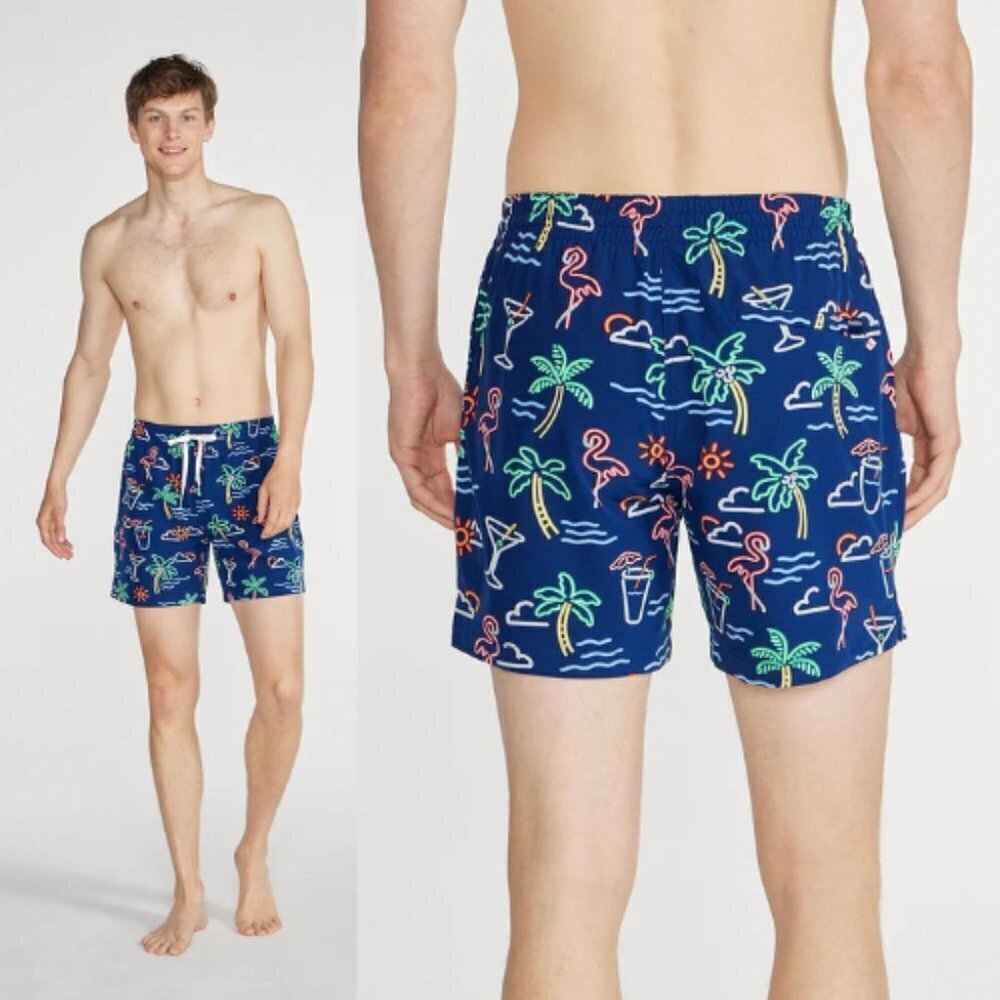 Chubbies The Neon Lights Classic Swim Trunk Shorts 30396